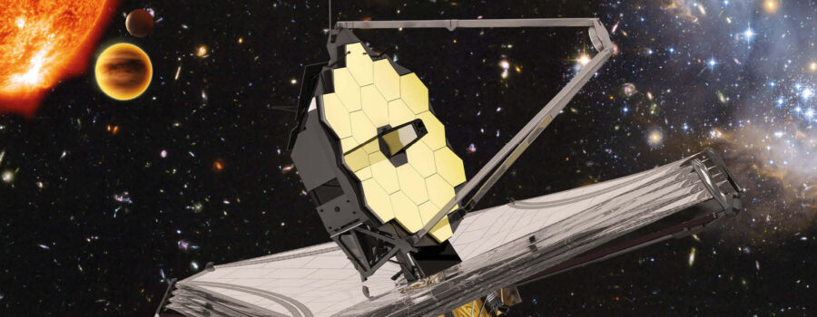James Webb space telescope launched using relay optics from OIP